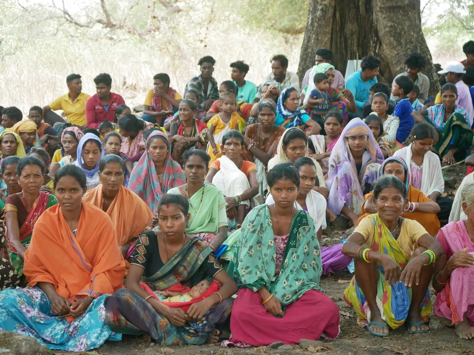 A group discussion at a community session